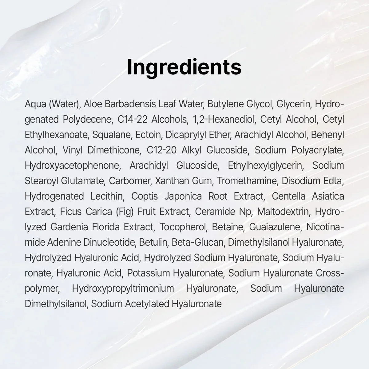 Dr. Althea 147 Barrier Cream — key barrier-supporting ingredients