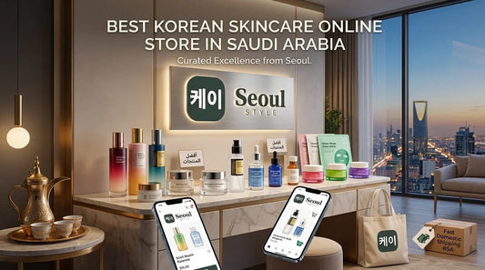 Korean skincare store interior - where to buy authentic Korean skincare in Egypt