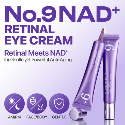 1% NAD+ restores cellular energy for firmer more vitalized-looking under-eye skin