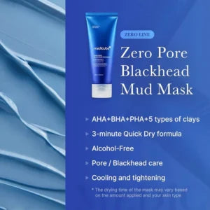 Medicube Zero Pore Blackhead Mud Mask - 100g - product benefit image 2