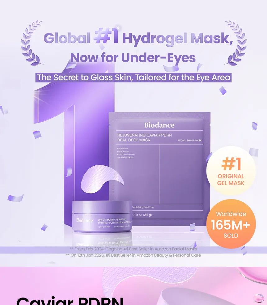 Biodance Caviar PDRN Eye Patches - caviar and PDRN