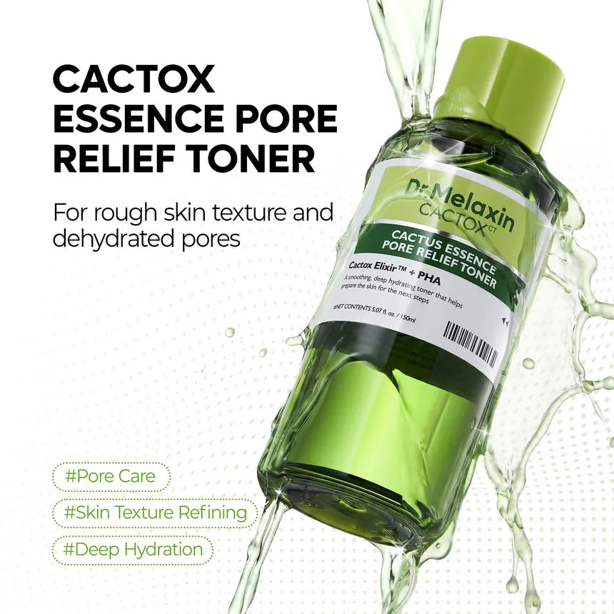 Dr.Melaxin Cactox CT Cactus Essence Pore Relief Toner - 150ml - product benefit image 3