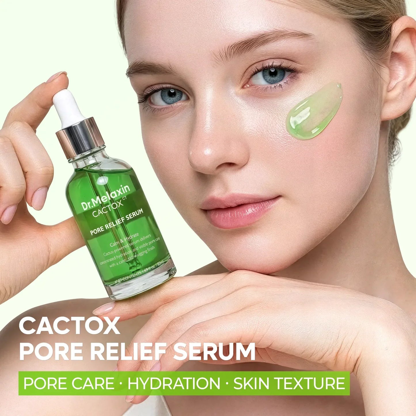 Dr.Melaxin Cactox CT Pore Relief Serum - 80ml - product benefit image 3