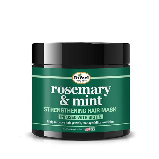 Difeel Rosemary and Mint Strengthening Hair Mask with Biotin 12 oz