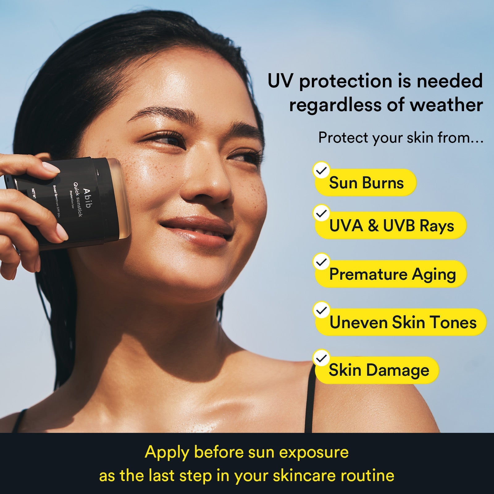 Abib Quick Sunstick Protection Bar in use
