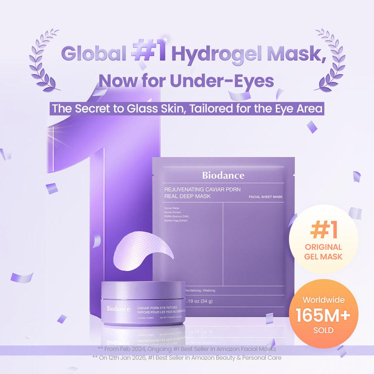 Biodance Caviar PDRN Eye Patches jar