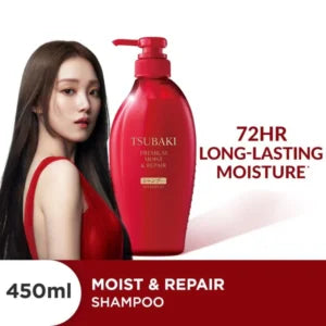 Shiseido Tsubaki Premium Moist & Repair Treatment Shampoo - 450ml - product benefit image 2