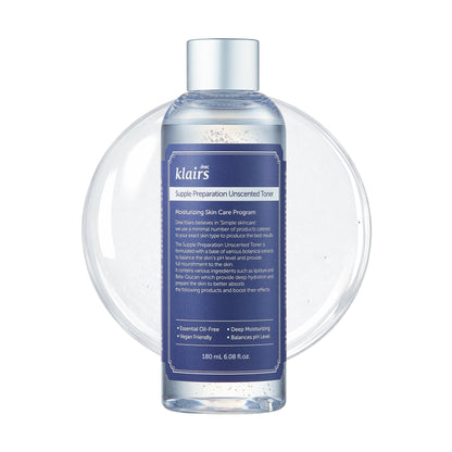 Dear Klairs Supple Preparation Unscented Toner 180ml