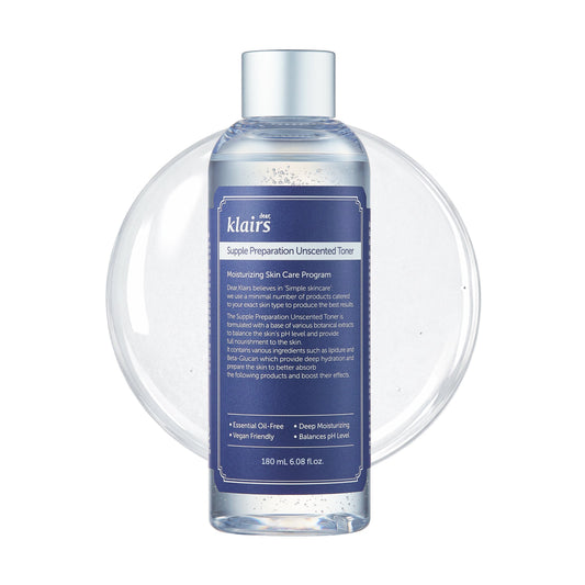 Dear Klairs Supple Preparation Unscented Toner 180ml