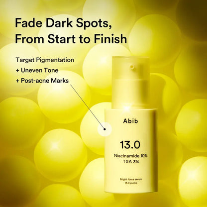 Abib Bright Force Serum 13.0 Pump – Brightens & Evens Skin Tone