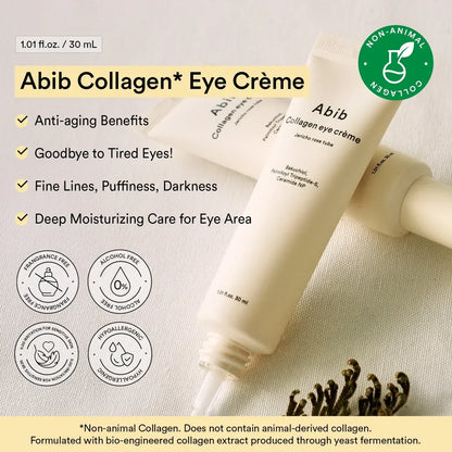 Abib Collagen Eye Crème Jericho Rose Tube – Reduces the Look of Dark Circles