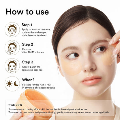Abib Glutathione Kojic Acid Eye Patch Vita Jelly - Niacinamide Evens Skin Tone