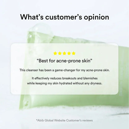 Abib Heartleaf Acne Foam Cleanser – Rich, Creamy Foam Lather
