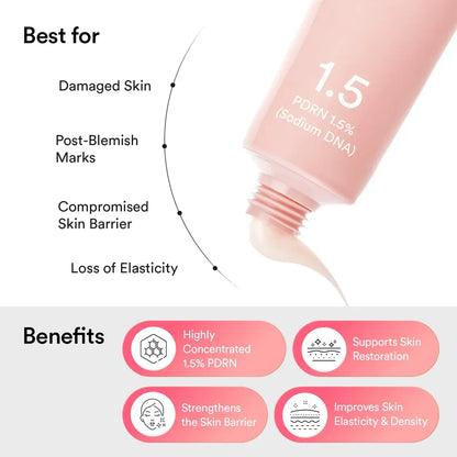 Abib PDRN Intensive Crème 1.5 Tube – Convenient Tube for Mess-Free Use