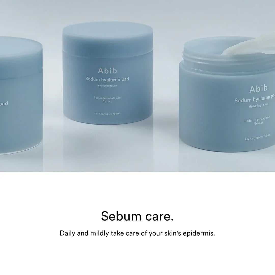 Abib Sedum Hyaluron Pad Hydrating Touch – Strengthens the Skin's Moisture Barrier