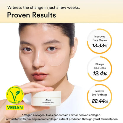 Abib Vegan Collagen Eye Patch Jericho Rose Jelly – Cooling, Soothing Self-Care Ritual