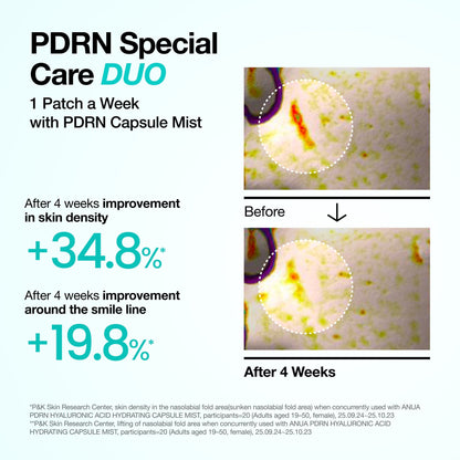 Anua PDRN Collagen Melting Patch application