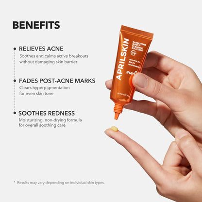 APRILSKIN Carrotene IPMP Clearing Solution calms inflamed blemish-prone skin