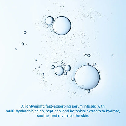 Watery serum texture that melts into skin