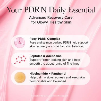 Rich, glowy moisturizer texture