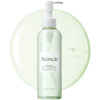 Arencia Pore Melt Mochi Cleansing Oil 200ml - makeup-removing oil cleanser