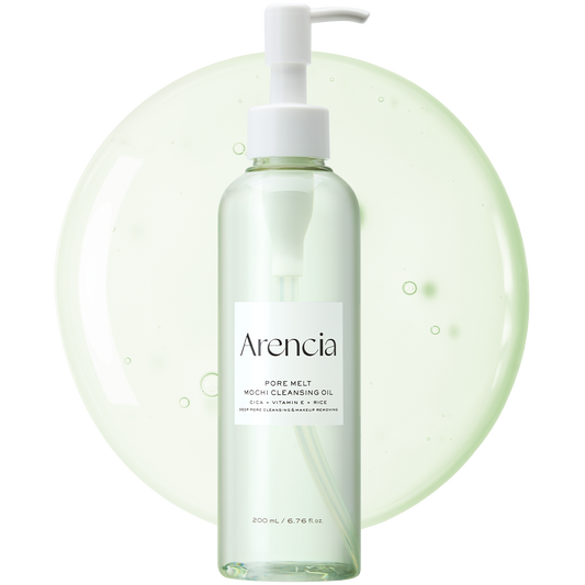 Arencia Pore Melt Mochi Cleansing Oil 200ml - makeup-removing oil cleanser