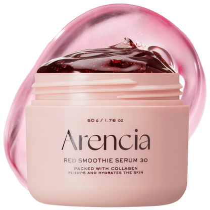 Arencia Red Smoothie Serum 30 - overnight collagen glow serum