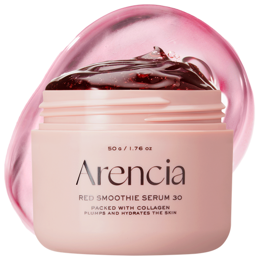 Arencia Red Smoothie Serum 30 - overnight collagen glow serum