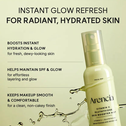 Key brightening ingredients including vitamin C and glutathione