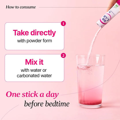 Supports skin elasticity and overnight hydration with BB LAB Good Night Collagen