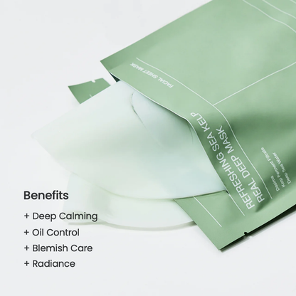 Biodance Refreshing Sea Kelp Real Deep Mask replenishes moisture and minerals