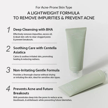 Celimax Ji Woo Gae Cica BHA Acne Foam Cleansing – soothing care for blemish-prone skin