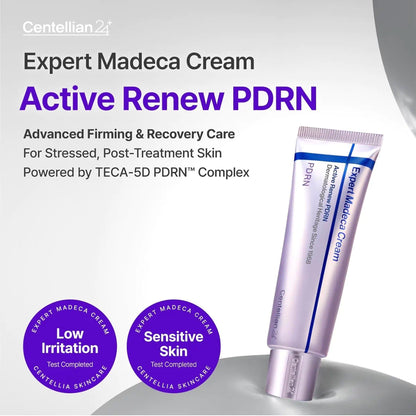 Centellian 24 Expert Madeca Cream Active Renew PDRN 50ml jar details