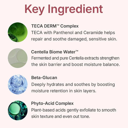 Key ingredients in Centellian 24 Madeca Daily Repair Ampoule: concentrated Centella and ceramide