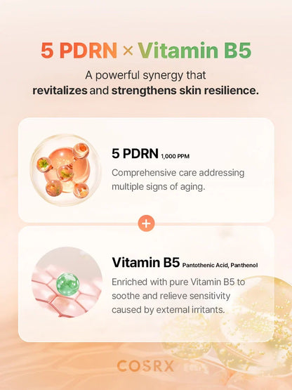 COSRX 5 PDRN B5 Vital Soothing Toner — revitalizes dull, tired skin