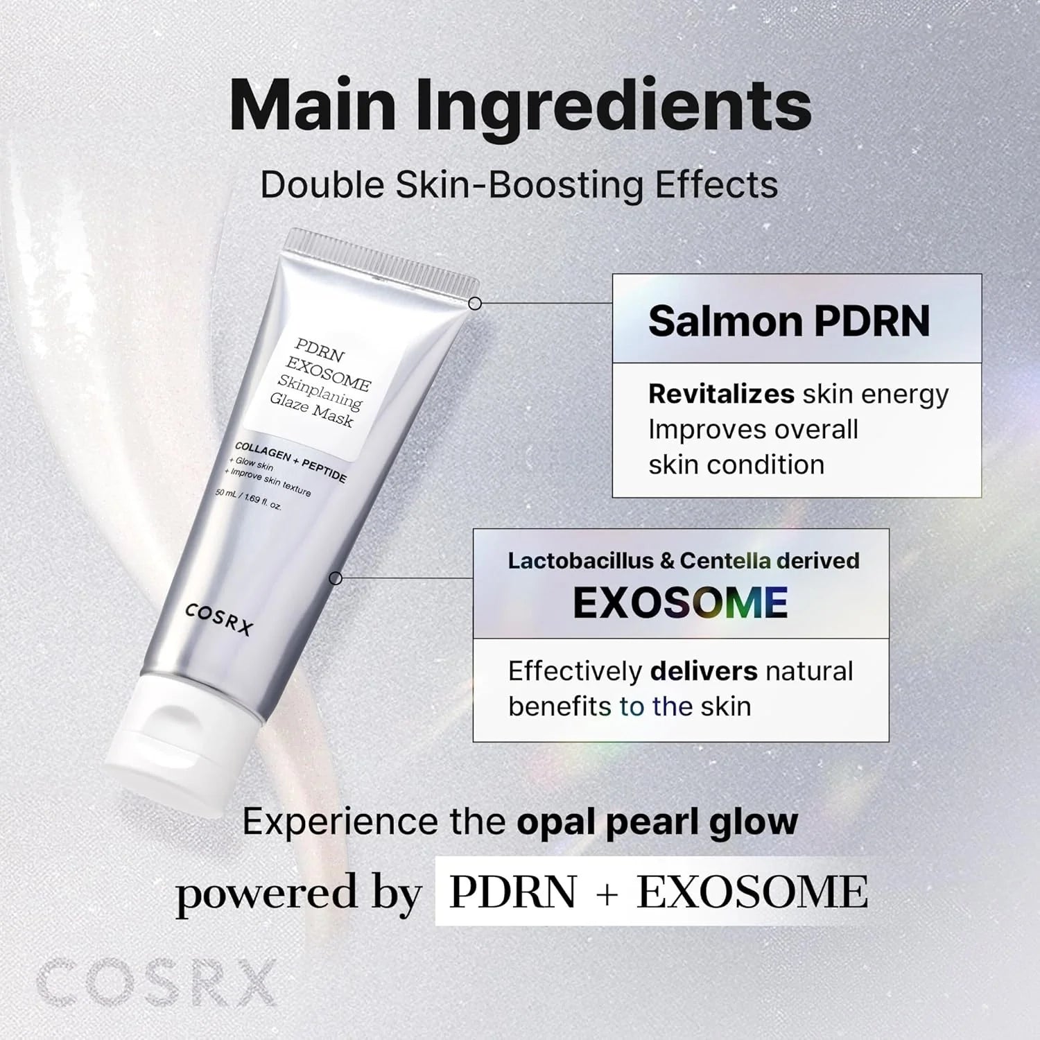 COSRX PDRN Exosome Skin Plaining Glaze Mask — use as a wash-off or leave-on glaze mask
