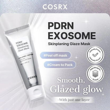 COSRX PDRN Exosome Skin Plaining Glaze Mask — smooths skin texture for a refined surface