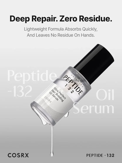 COSRX PEPTIDE-132 Ultra Perfect Hair Bonding Oil Serum — helps protect hair during styling