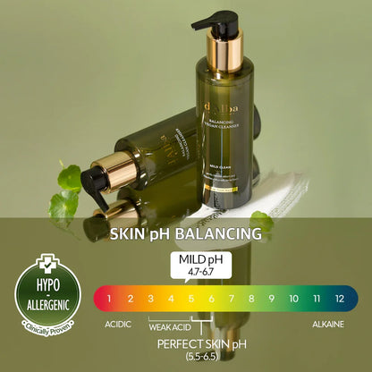 d'Alba Balancing Vegan Cleanser — gel texture