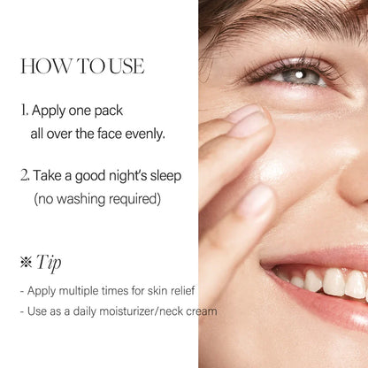 d'Alba Waterfull Vegan Sleeping Pack — how to use