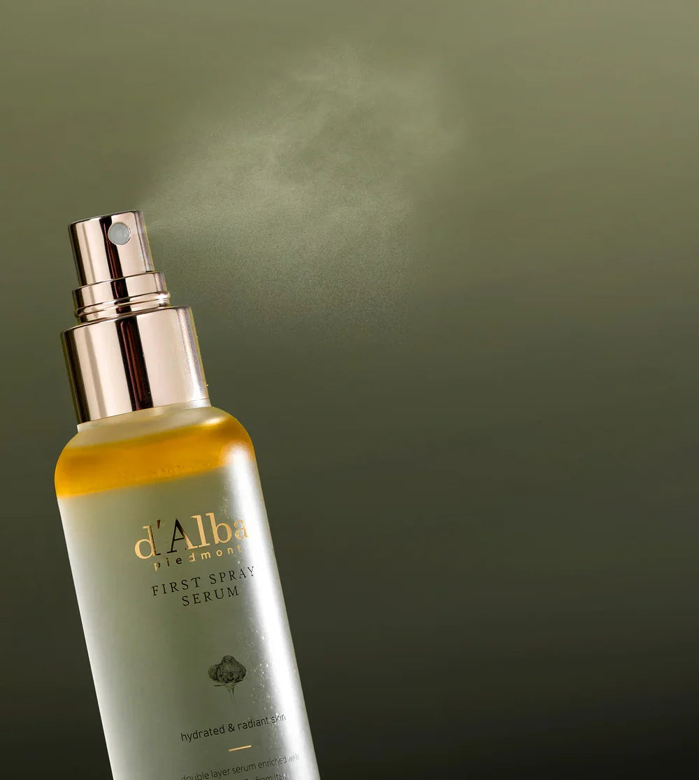 d'Alba White Truffle First Spray Serum — fine mist spray