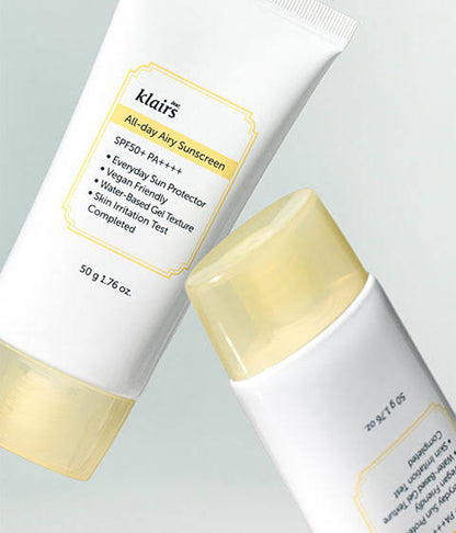 Dear Klairs All Day Airy Sunscreen — all day airy sunscreen