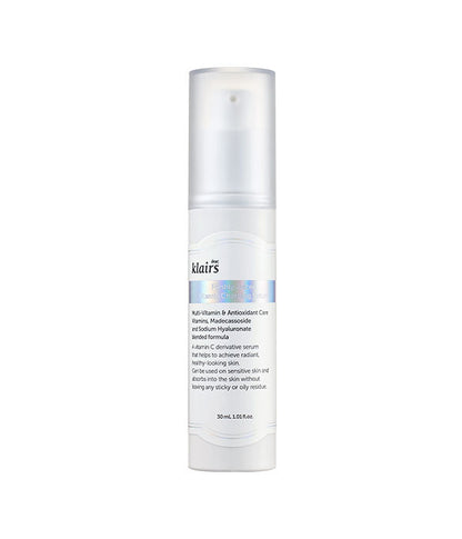 Dear Klairs Freshly Juiced Vitamin Charging Serum — how to use: apply a few drops after toner