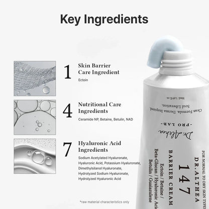 Dr. Althea 147 Barrier Cream — reinforces a dry, weakened moisture barrier