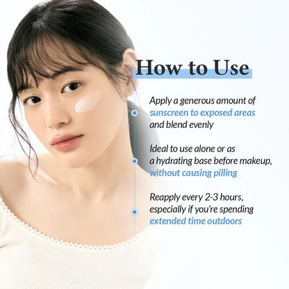 Dr. Althea Aqua Glowing Sunscreen — key protective ingredients