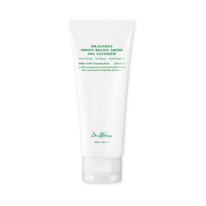 Dr. Althea Green Relief Amino Gel Cleanser — gentle gel wash for daily use