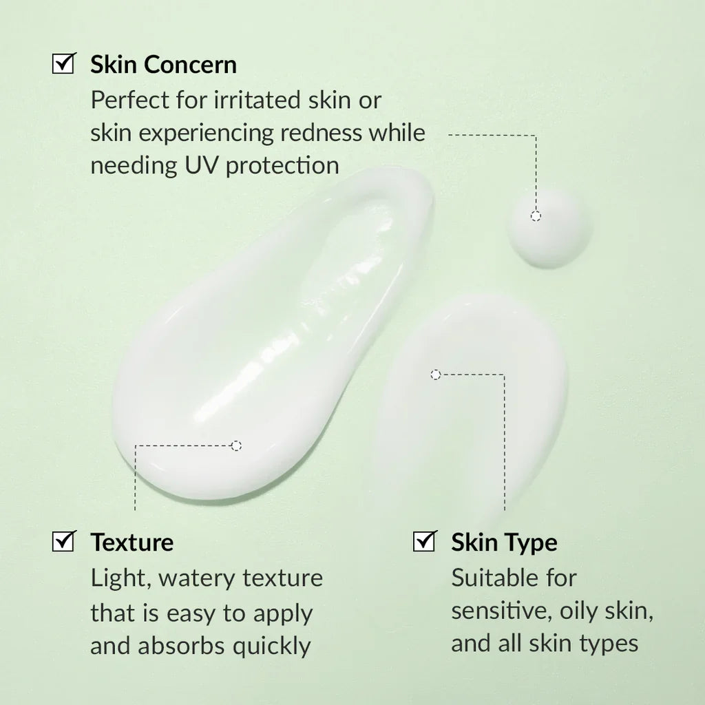 Dr. Althea Green Tea Fresh Sunscreen — green tea helps calm the skin