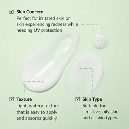 Dr. Althea Green Tea Fresh Sunscreen — green tea helps calm the skin