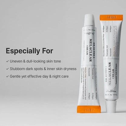 Dr. Althea Melaclear Cream — lightweight, fast-absorbing