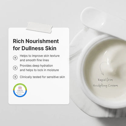 Dr. Althea Rapid Firm Sculpting Cream — rich texture that absorbs comfortably
